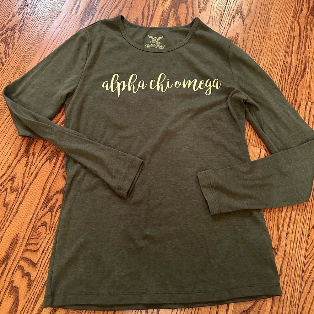 Women’s Alpha Chi Omega Little Long sleeve Tee